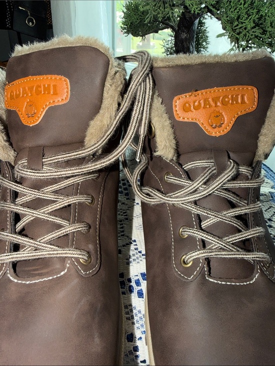Men\'s Brown Faux-Fur Lined Hiking Boots - Casual Outdoor Comfort main image 5